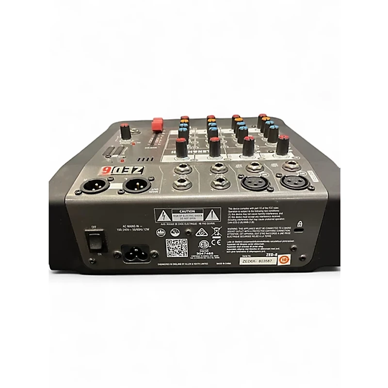 Used Allen & Heath ZED 6 Unpowered Mixer