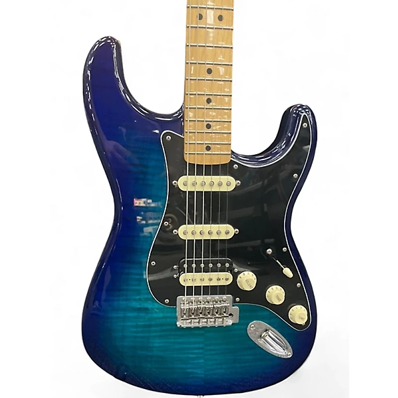 Used Fender Player Stratocaster HSS Blue Burst Solid Body Electric Guitar