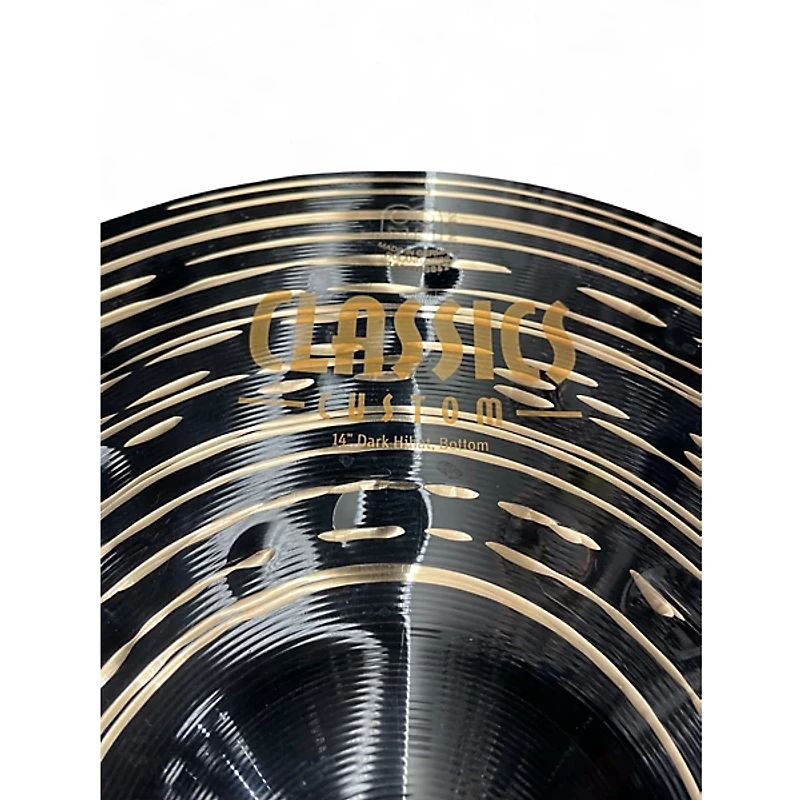 Used MEINL 14in Dark Hi Hat Bottom Cymbal