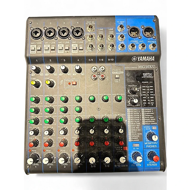 Used Yamaha MG12XU Unpowered Mixer