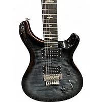 Used PRS SE Custom Trans Black Solid Body Electric Guitar