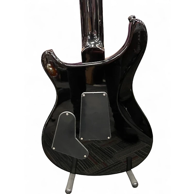 Used PRS SE Custom Trans Black Solid Body Electric Guitar