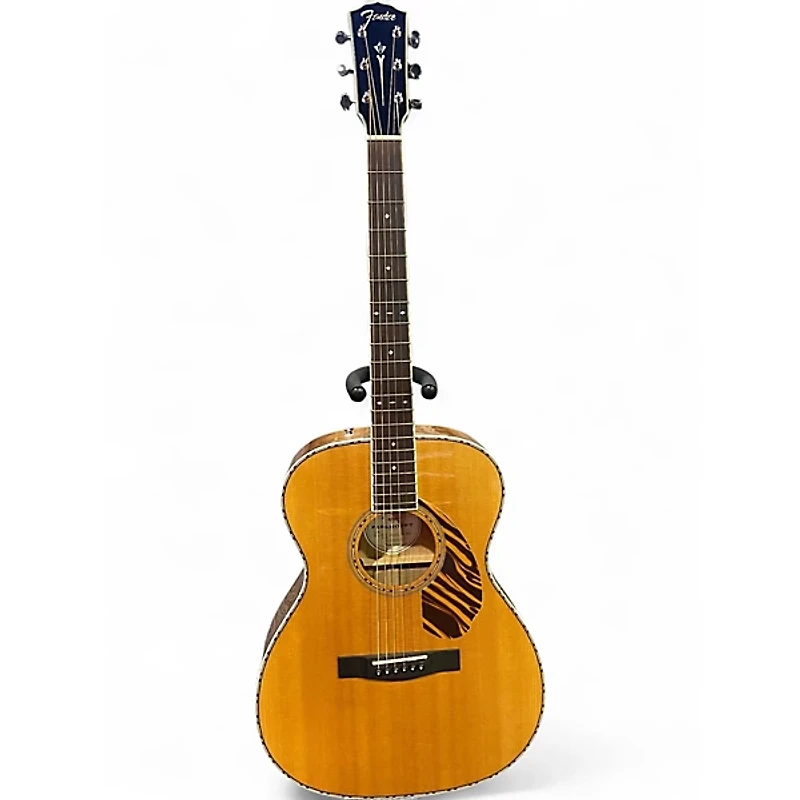 Used Fender Paramount PO-220E Natural Acoustic Electric Guitar