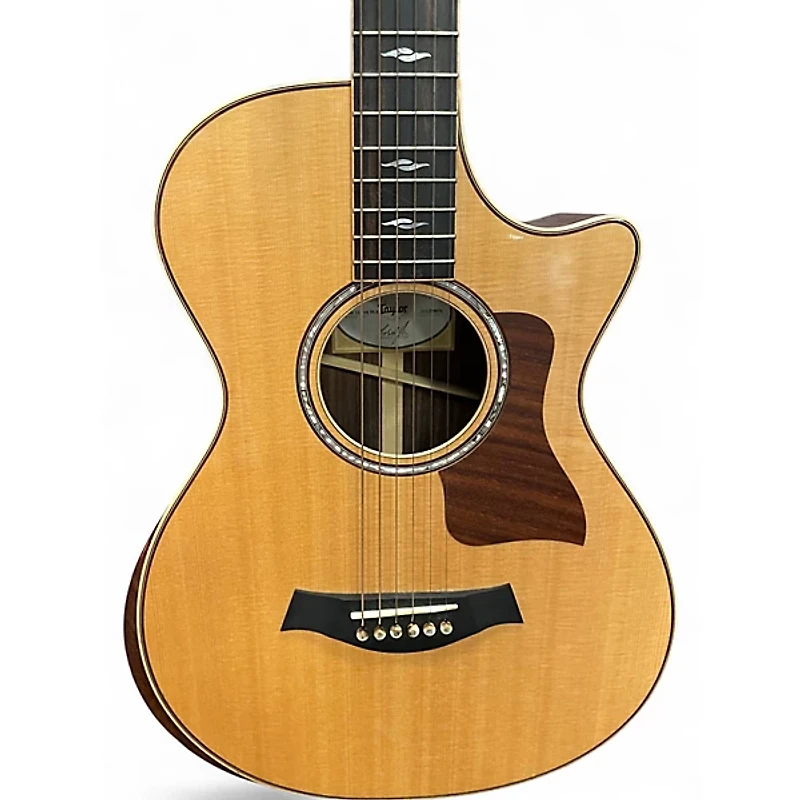 Used Taylor 812CE Natural Acoustic Electric Guitar