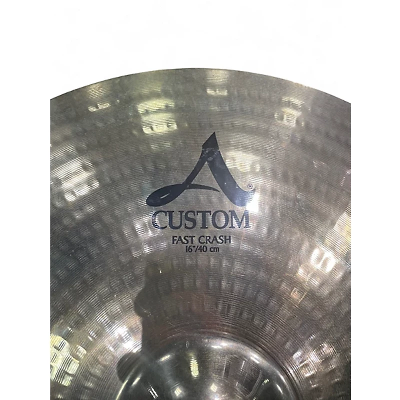 Used Zildjian 16in A Custom Fast Crash Cymbal