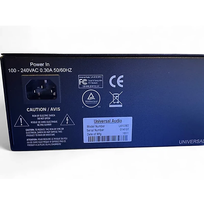 Used Universal Audio LA610 MKII Channel Strip