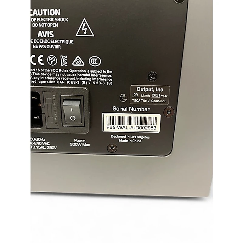 Used Output FRONTIER PAIR Powered Monitor