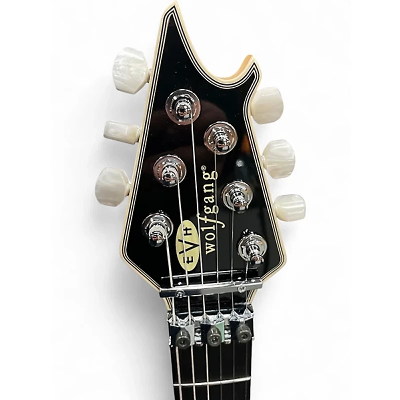 Used EVH USA EDWARD VAN HALEN SIGNATURE REGULAR IVORY Antique Ivory Solid Body Electric Guitar