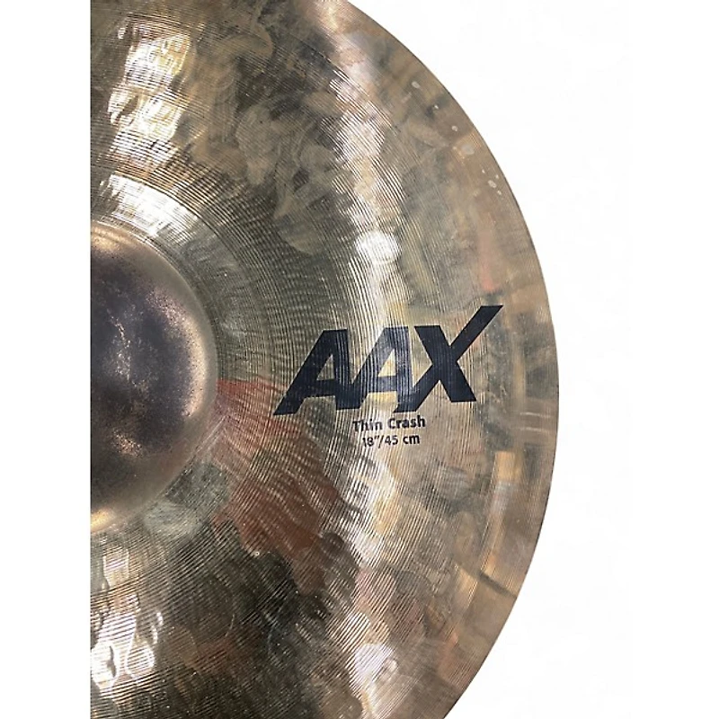 Used SABIAN 18in AAX Thin Crash Cymbal