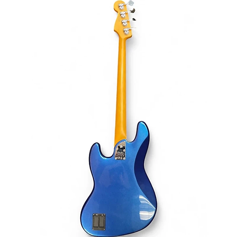 Used Fender American Ultra Jazz Bass COBRA BLUE Electric Bass Guitar