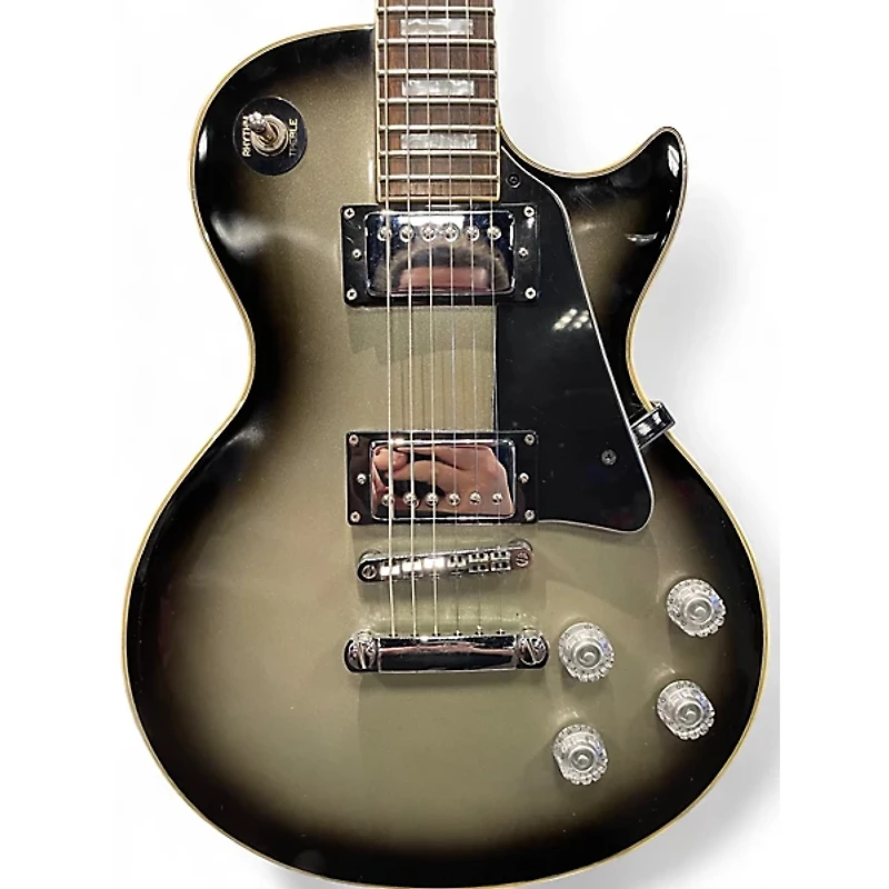 Used Epiphone Les Paul Custom silver burst Solid Body Electric Guitar