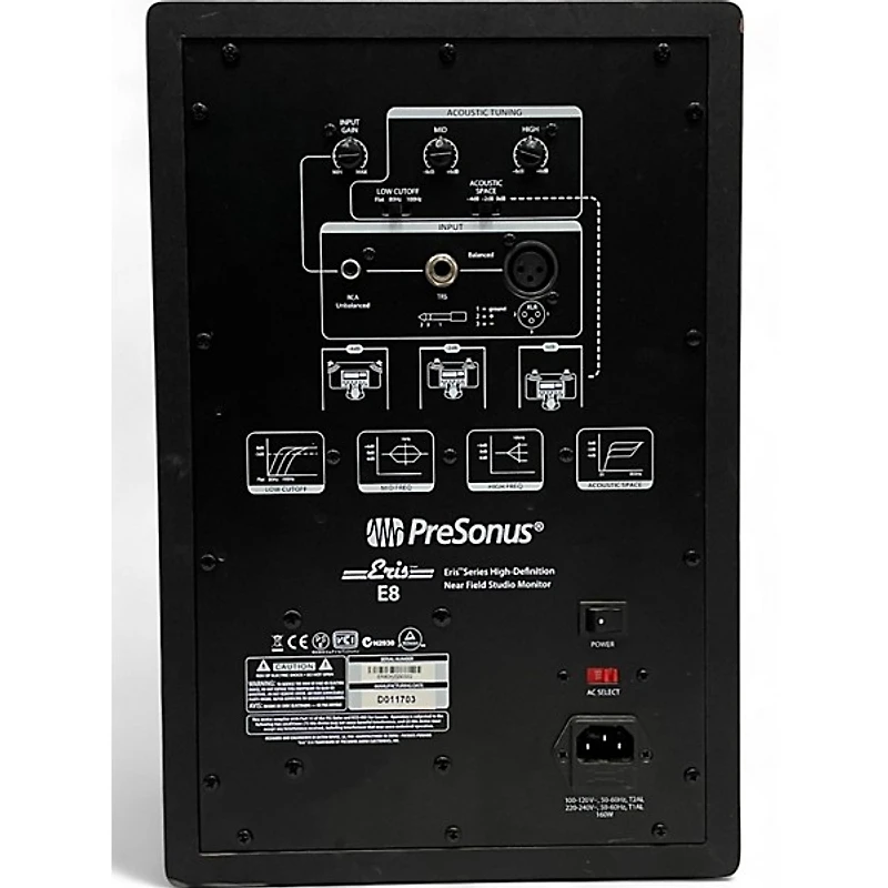 Used PreSonus Eris E8 Powered Monitor