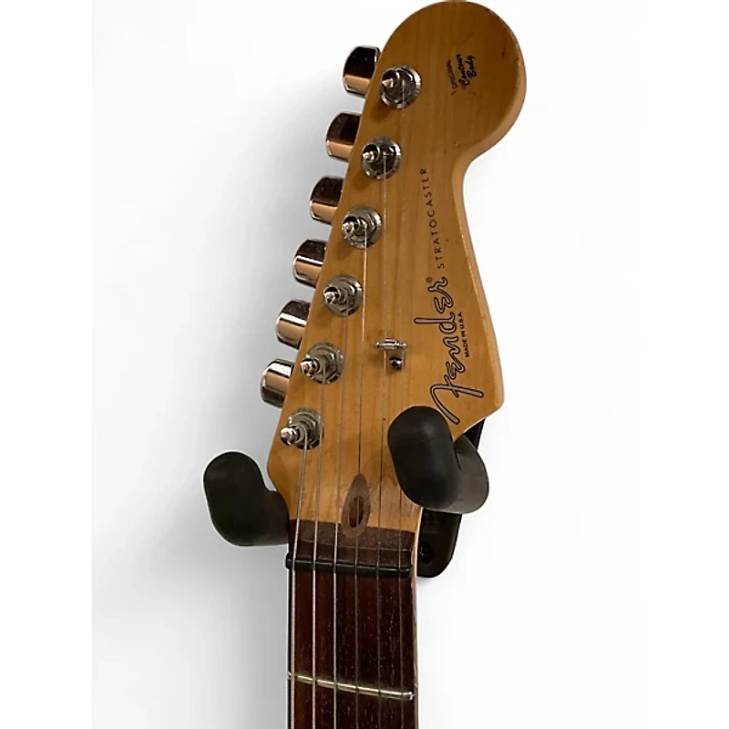 Used Fender Standard Stratocaster Surf Green Solid Body Electric Guitar