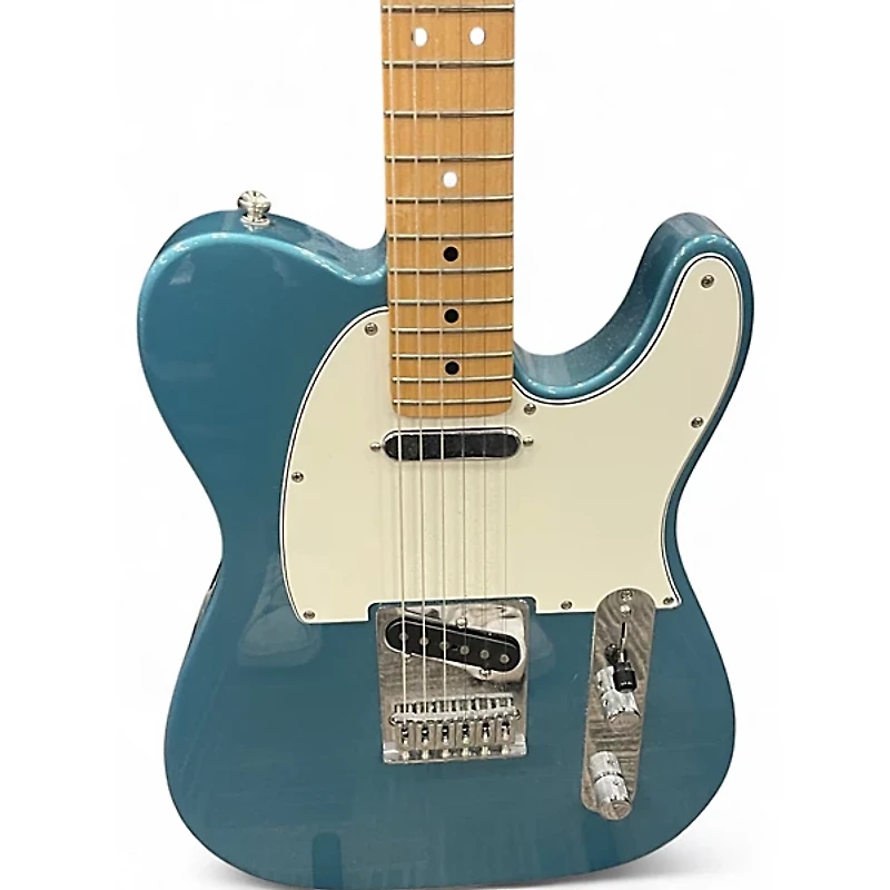 Used Fender Standard Telecaster TEAL Solid Body Electric Guitar