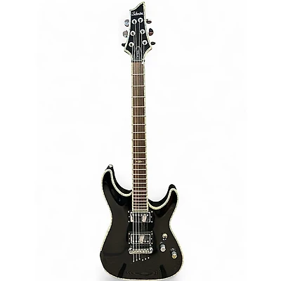 Used Schecter Guitar Research C-1 ELITE DIAMOND SERIES Black Solid Body Electric Guitar
