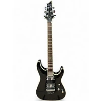 Used Schecter Guitar Research C-1 ELITE DIAMOND SERIES Black Solid Body Electric Guitar