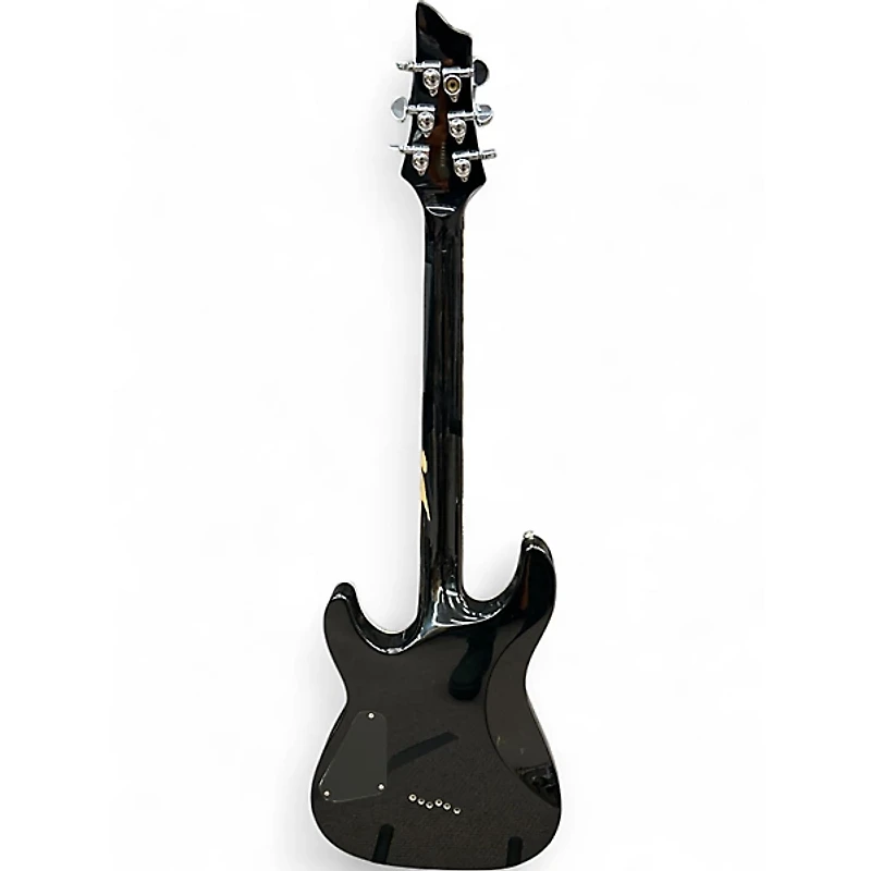Used Schecter Guitar Research C-1 ELITE DIAMOND SERIES Black Solid Body Electric Guitar