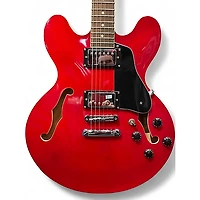 Used Hamer echotone Red Hollow Body Electric Guitar