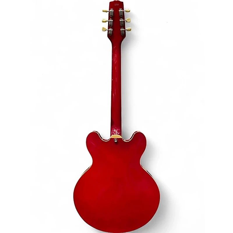 Used Hamer echotone Red Hollow Body Electric Guitar