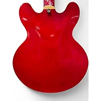 Used Hamer echotone Red Hollow Body Electric Guitar
