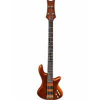 Used Schecter Guitar Research Stiletto Studio 4 String Fretless Satin Honey Electric Bass Guitar