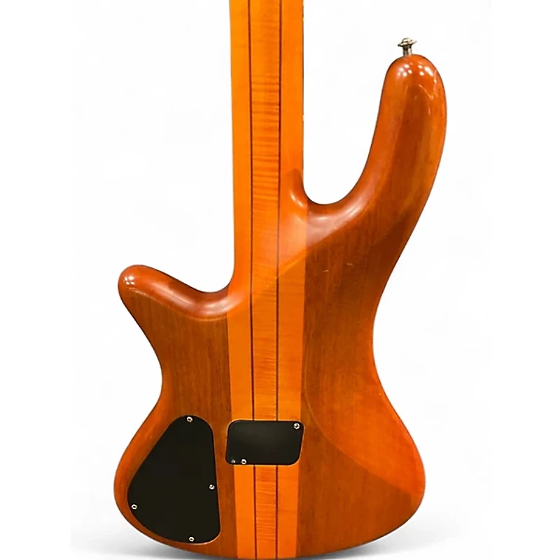 Used Schecter Guitar Research Stiletto Studio 4 String Fretless Satin Honey Electric Bass Guitar