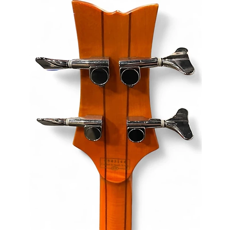 Used Schecter Guitar Research Stiletto Studio 4 String Fretless Satin Honey Electric Bass Guitar