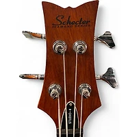 Used Schecter Guitar Research Stiletto Studio 4 String Fretless Satin Honey Electric Bass Guitar