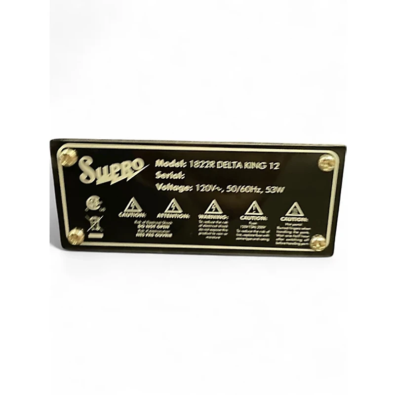 Used Supro DELTA KING 12 Tube Guitar Combo Amp