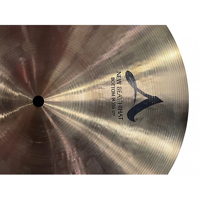 Used Zildjian 14in New Beat Hi Hat Pair Cymbal