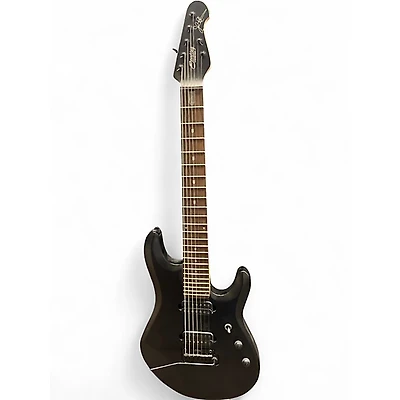 Used Sterling by Music Man John Petrucci JP157 7 String Black Solid Body Electric Guitar