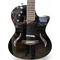 Used Taylor T5S Black Hollow Body Electric Guitar