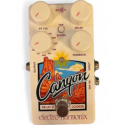 Used Electro-Harmonix Canyon Delay and Looper Effect Pedal