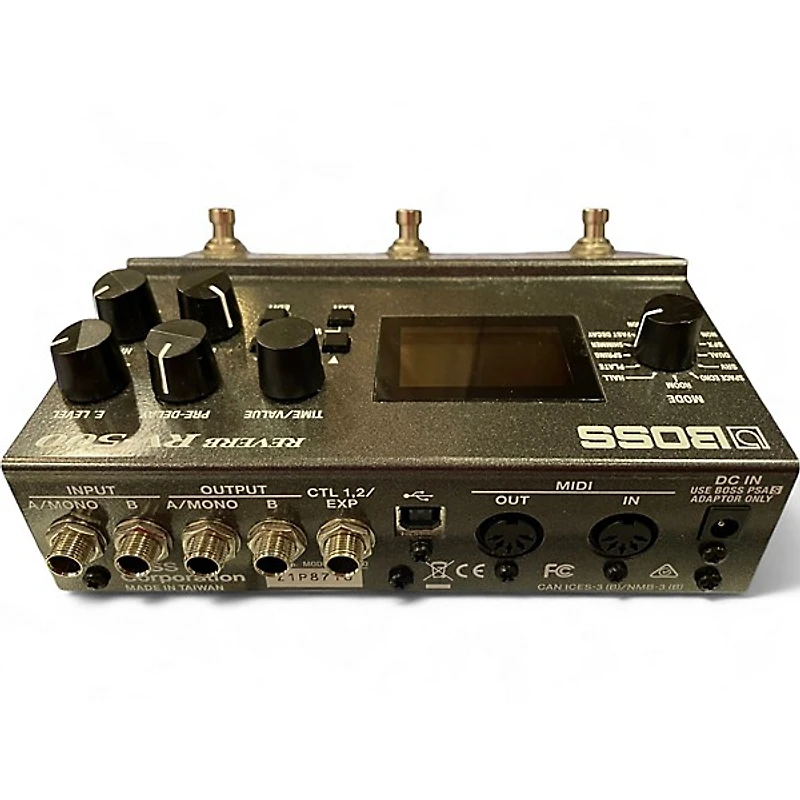 Used BOSS RV500 Reverb Effect Pedal