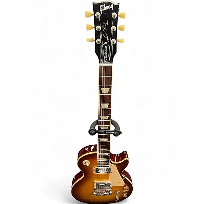 Used Gibson Les Paul Traditional Honey Burst Solid Body Electric Guitar