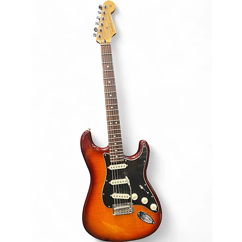 Used Fender Player Plus Stratocaster Plus Top Cherry Burst Solid Body Electric Guitar