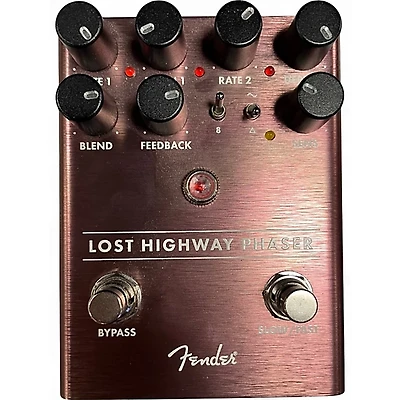 Used Fender LOST HIGHWAY PHASER Effect Pedal