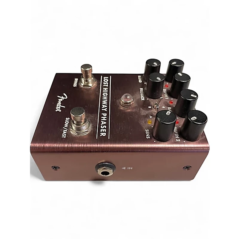 Used Fender LOST HIGHWAY PHASER Effect Pedal