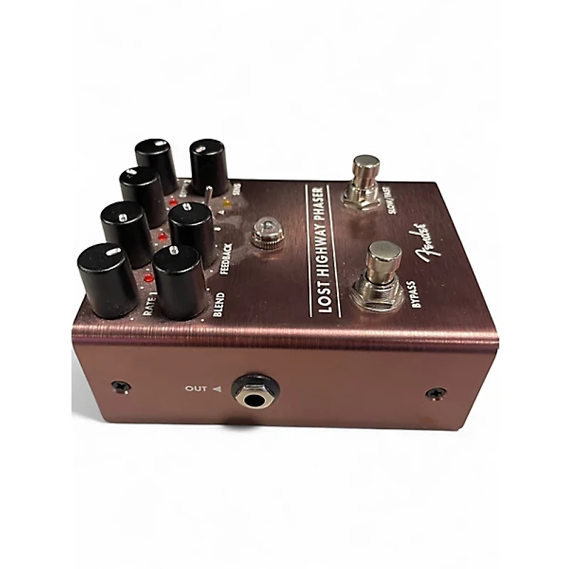 Used Fender LOST HIGHWAY PHASER Effect Pedal