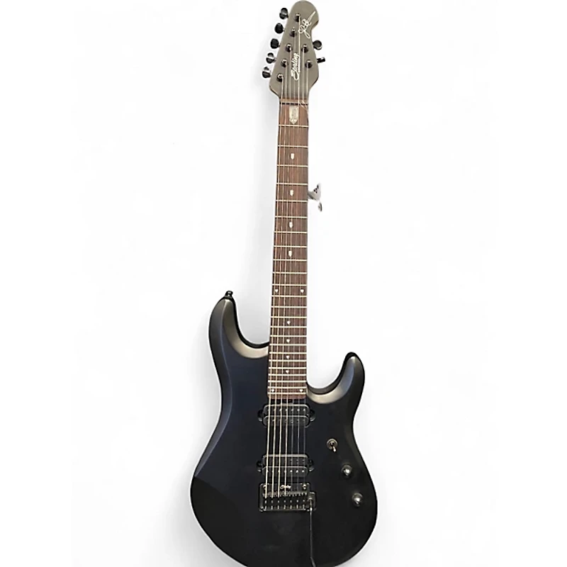 Used Sterling by Music Man JP70 John Petrucci Signature Stealth Black Solid Body Electric Guitar