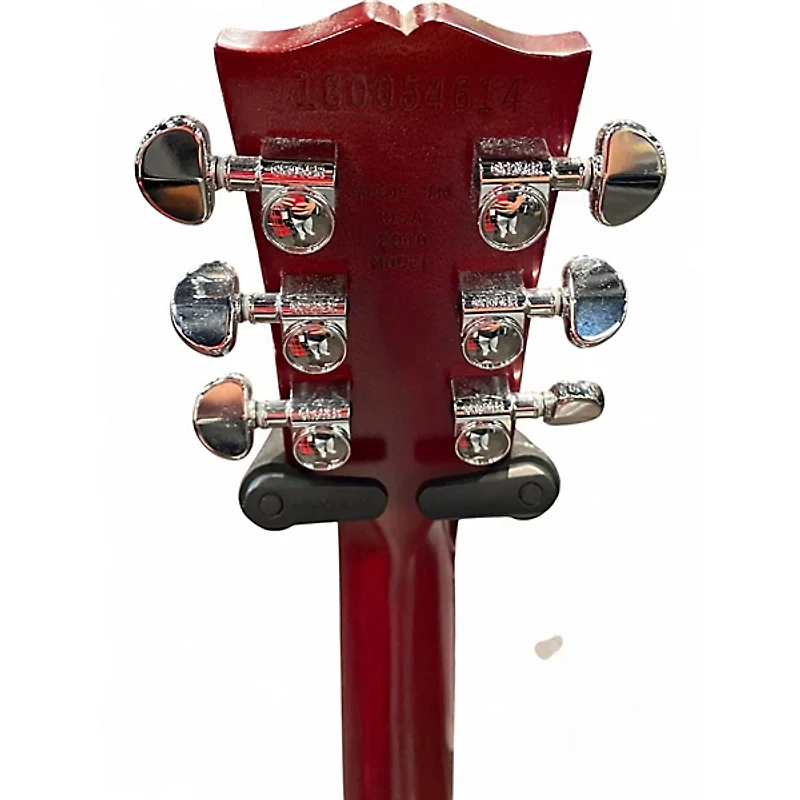 Used Gibson LES PAUL DELUXE PLAYER PLUS RED Solid Body Electric Guitar