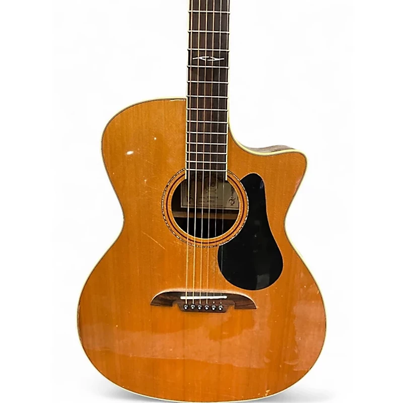 Used Alvarez AG75CE Grand Auditorium Natural Acoustic Electric Guitar