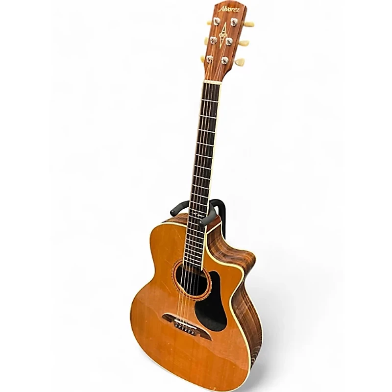 Used Alvarez AG75CE Grand Auditorium Natural Acoustic Electric Guitar