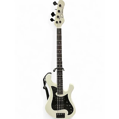 Used Dean HILLSBORO SELECT SATIN WHITE Electric Bass Guitar