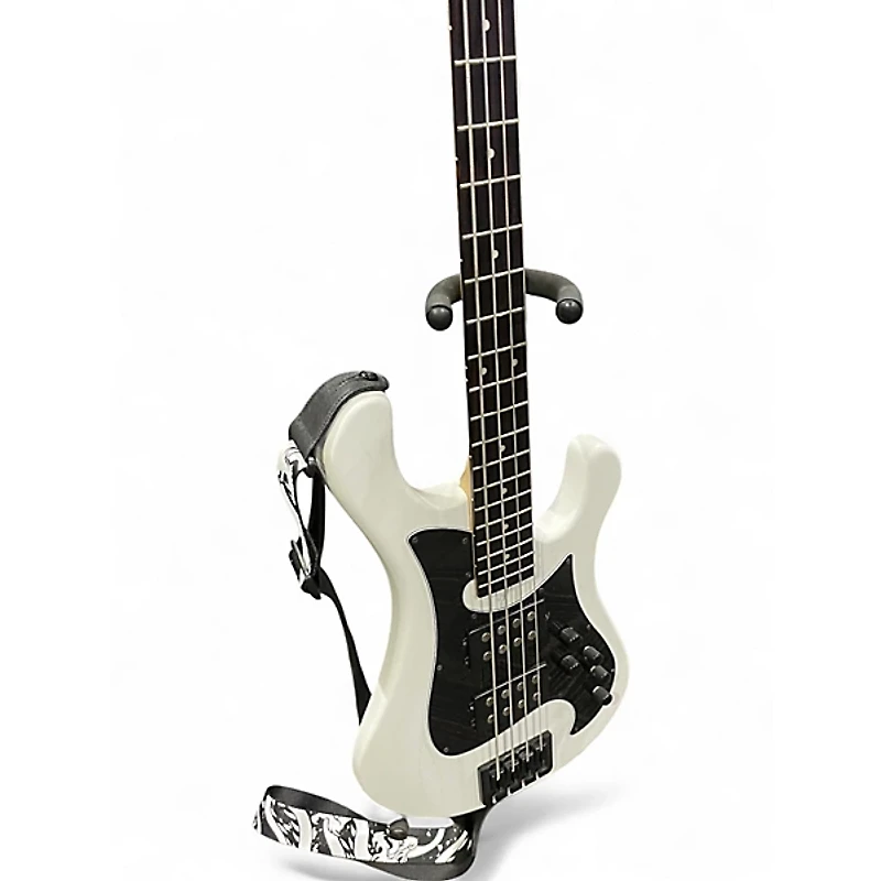 Used Dean HILLSBORO SELECT SATIN WHITE Electric Bass Guitar