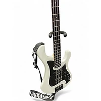 Used Dean HILLSBORO SELECT SATIN WHITE Electric Bass Guitar