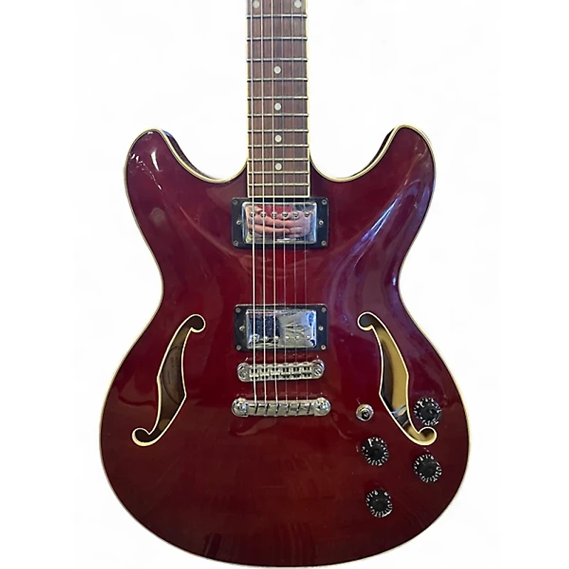 Used Ibanez AS73 Artcore Wine Red Hollow Body Electric Guitar