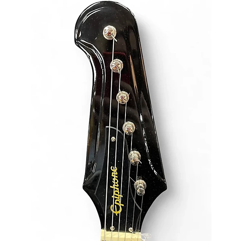 Used 2018 Epiphone SLASH FIREBIRD Trans Green Solid Body Electric Guitar