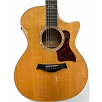 Used Taylor 614CE Natural Acoustic Electric Guitar