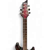 Used Schecter Guitar Research Demon 6 Crimson Red Burst Solid Body Electric Guitar